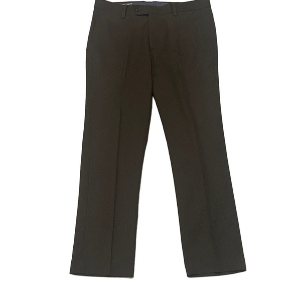 Southern Pines Other - Southern Pines Dress Pants in Dark Brown / black micro herringbone